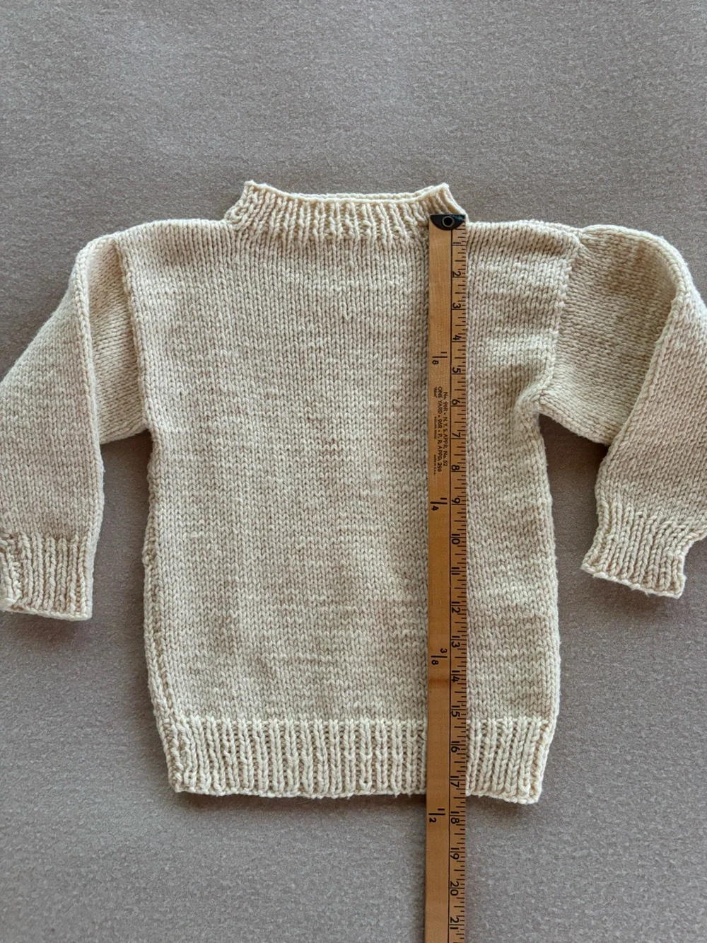 Vintage Hand Knit Woolen Sweater